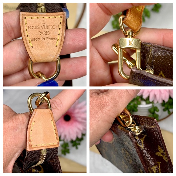 LOUIS VUITTON Monogram Bucket Pouch GM with Louis Vuitton Strap- removable - Picture 15 of 16